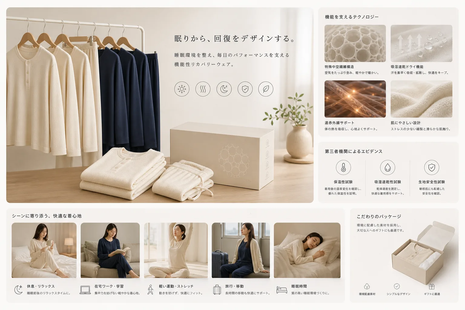 AIRCLOUD 高效保暖科技棉产品视觉