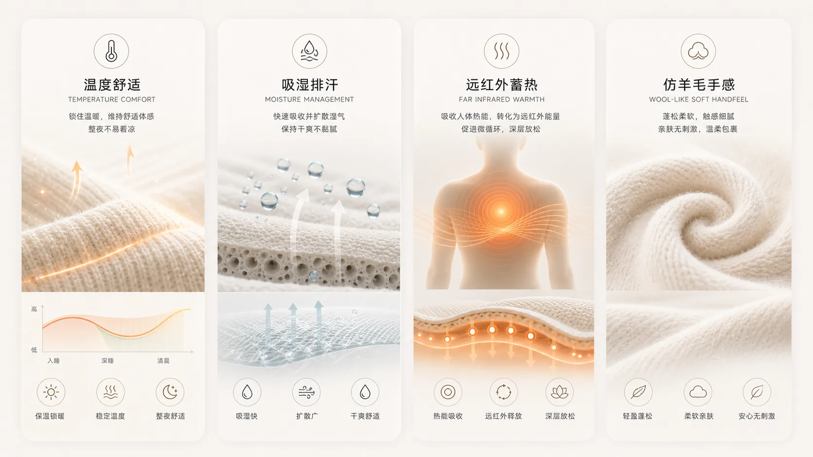 AIRSKIN 仿生棉毛触感纱线产品视觉